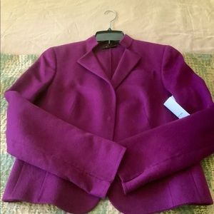 Akris Purple Blazer Size 8